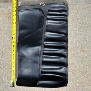 Vintage Leather Tool Roll Pouch